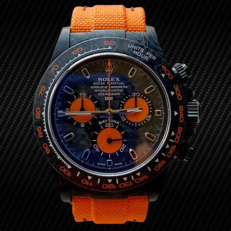 rolex with orange face